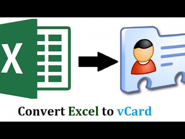 How do I Convert vCard Contacts to CSV