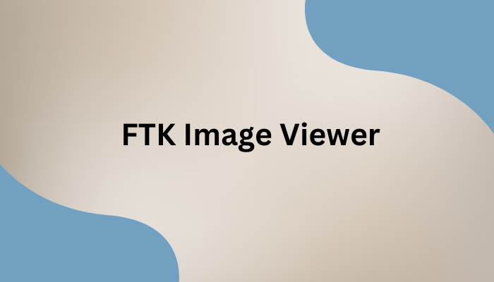 FTK image viewer