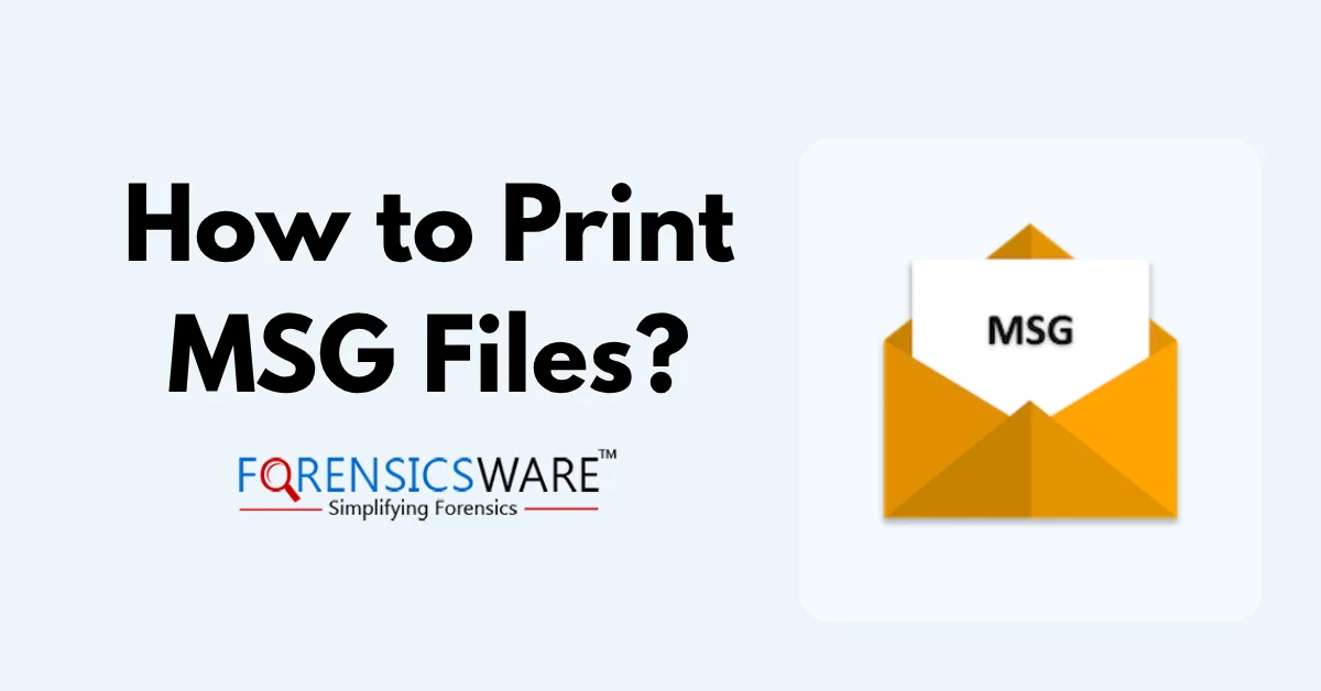 How to Print MSG Files
